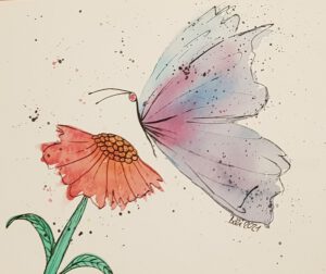 #quarelleasygoing
Flower-Butterfly by Bibi