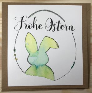 Kreativwerkstatt handlettering
"Osterkarte Frohe Ostern" by Sandra