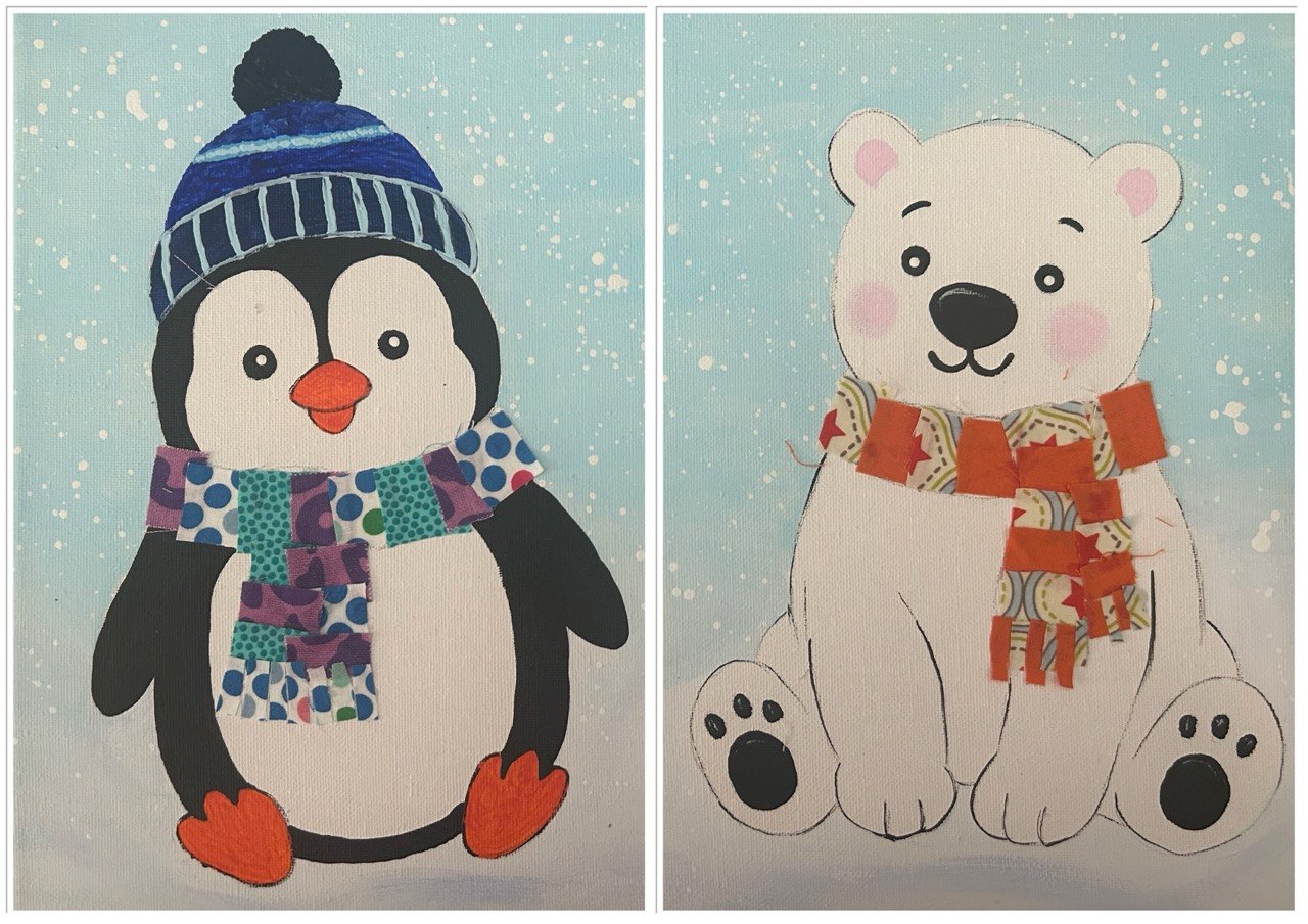 KidsWorkshop-Mama-Kind: Winterfreunde 4J.-16J. (MixedMedia)